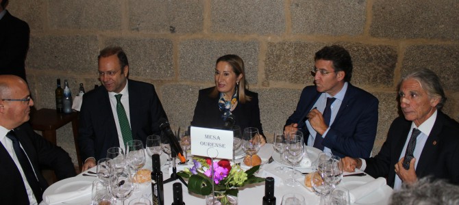 Almuerzo de la ministra de Fomento con los empresarios ourensanos